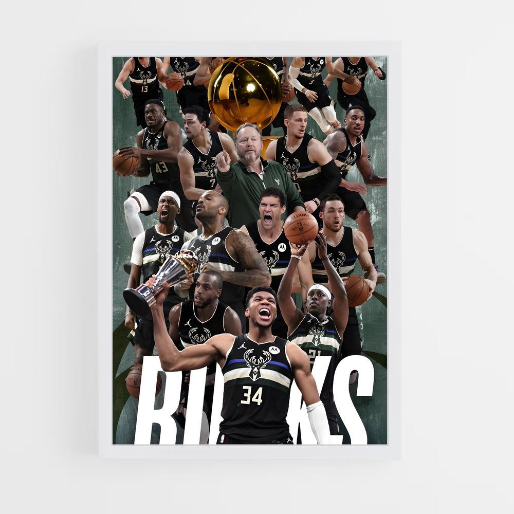 Poster Celtics vs Bucks – affiche Basketball (vue 3)